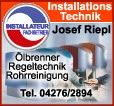 Installationstechnik - Josef Riepl - Feldkirchen